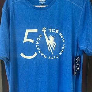NYRR 50th NYC TCS Marathon t-shirt New Balance